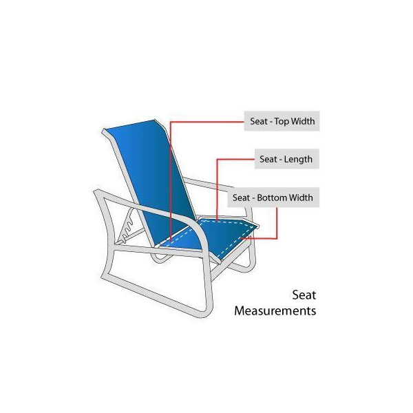 Two Piece Recliner Chair Replacement Sling - Image 3